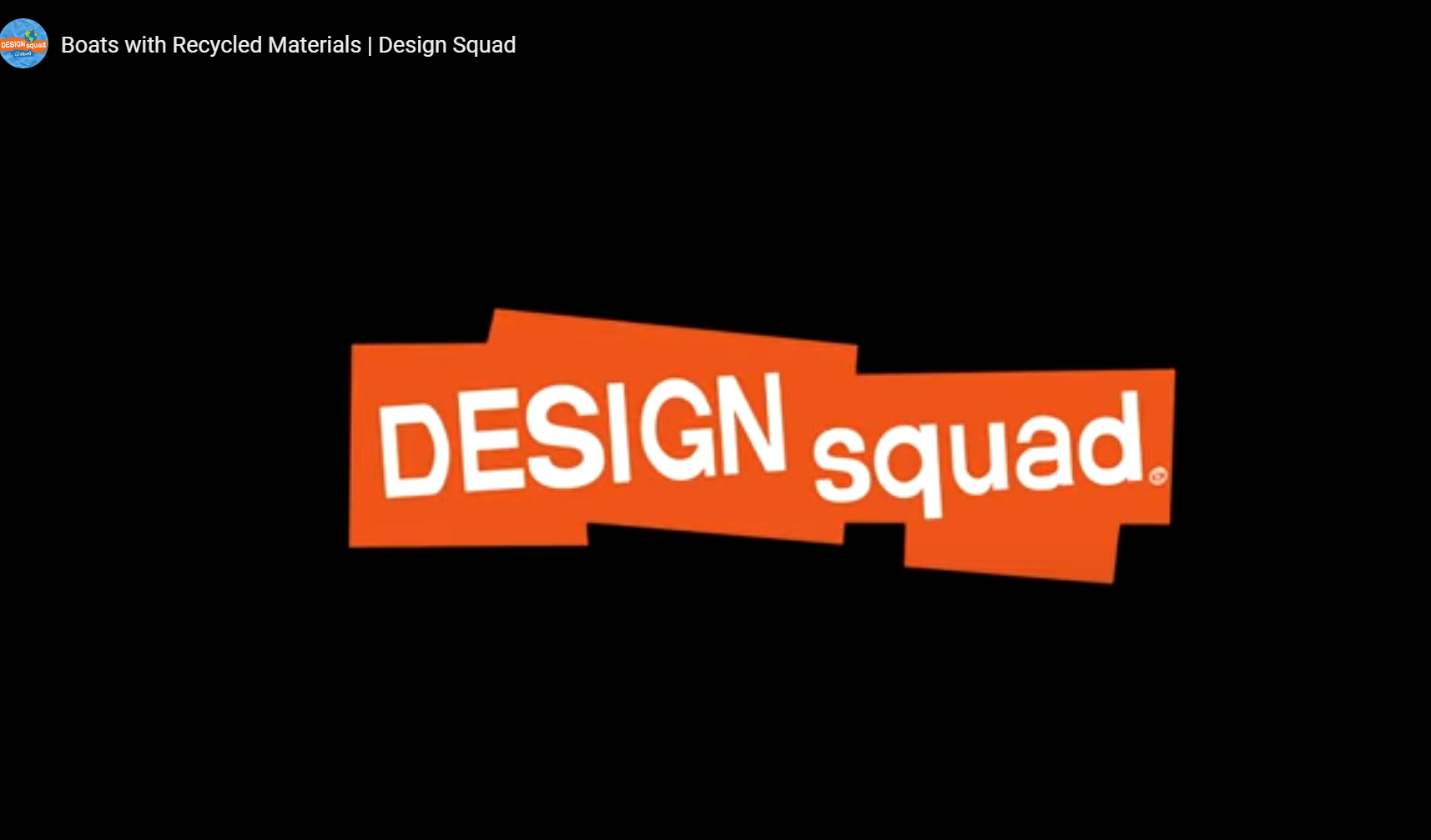 Build a boat with recycled materials